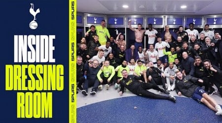 INCREDIBLE dressing room access after Tottenham Hotspur&#39;s win against Manchester City