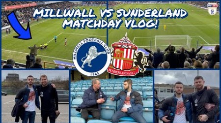 MILLWALL VS SUNDERLAND | AMAZING ATMOSPHERE | PLAYERS AND FANS CLASH!!! - Matchday Vlog @ The Den