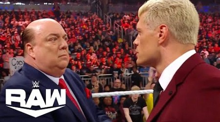 Cody Rhodes and Paul Heyman Get Personal | WWE Raw Highlights 2/6/23 | WWE on USA