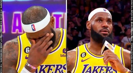 LeBron James EMOTIONAL Speech after Becoming NBA&#39;s All-Time Scoring Leader 