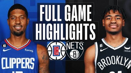 CLIPPERS at NETS | FULL GAME HIGHLIGHTS | February 6, 2023