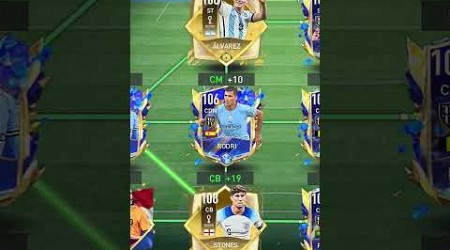 Manchester City - Best Squad! The End? #fifamobile #fifa #shorts #mancity