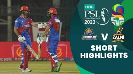 Short Highlights | Karachi Kings vs Peshawar Zalmi | Match 2 | HBL PSL 8 | MI2T