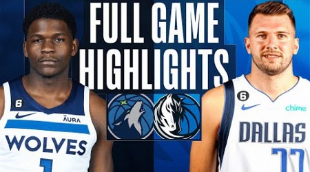 TIMBERWOLVES at MAVERICKS | FULL GAME HIGHLIGHTS | February 13, 2023