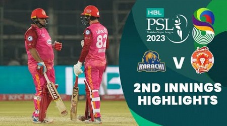 2nd Innings Highlights | Karachi Kings vs Islamabad United | Match 4 | HBL PSL 8 | MI2T