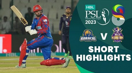 Short Highlights | Karachi Kings vs Quetta Gladiators | Match 6 | HBL PSL 8 | MI2T