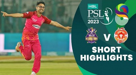 Short Highlights | Quetta Gladiators vs Islamabad United | Match 13 | HBL PSL 8 | MI2T