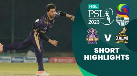 Short Highlights | Quetta Gladiators vs Peshawar Zalmi | Match 9 | HBL PSL 8 | MI2T