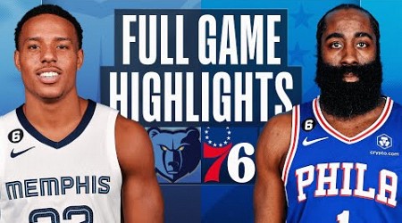 GRIZZLIES at 76ERS | FULL GAME HIGHLIGHTS | February 23, 2023