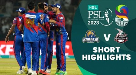 Short Highlights | Karachi Kings vs Lahore Qalandars | Match 8 | HBL PSL 8 | MI2T