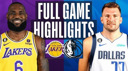 LAKERS at MAVERICKS | FULL GAME HIGHLIGHTS | February 26, 2023