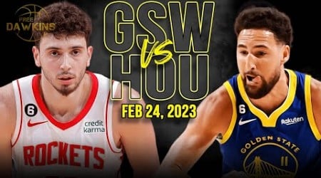 Golden State Warriors vs Houston Rockets Full Game Highlights | Feb 24, 2023 | FreeDawkins