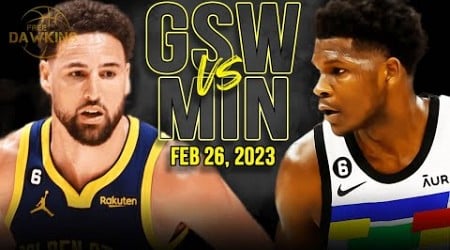 Golden State Warriors vs Minnesota Timberwolves Full Game Highlights | Feb 26, 2023 | FreeDawkins