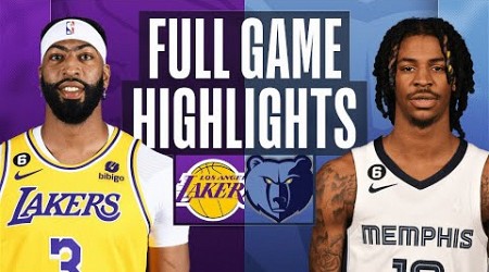 LAKERS at GRIZZLIES | FULL GAME HIGHLIGHTS | February 28, 2023