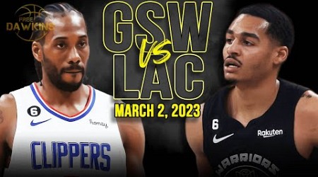 Golden State Warriors vs Los Angeles Clippers Full Game Highlights | March 2, 2023 | FreeDawkins