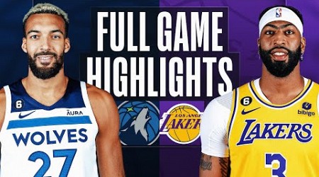 TIMBERWOLVES at LAKERS | FULL GAME HIGHLIGHTS | March 3, 2023