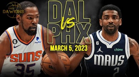 Dallas Mavericks vs Phoenix Suns Full Game Highlights | March 5, 2023 | FreeDawkins