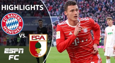 Bayern Munich vs. FC Augsburg | Bundesliga Highlights | ESPN FC