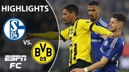 Schalke vs. Borussia Dortmund | Bundesliga Highlights | ESPN FC