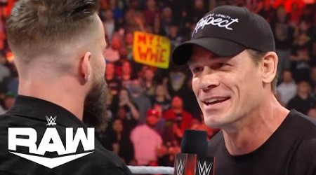 John Cena agrees to fight Austin Theory at WrestleMania! | WWE Raw Highlights 3/6/23 | WWE on USA