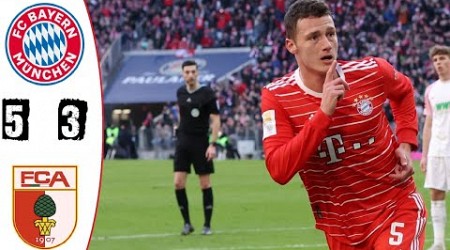 Bayern München - FC Augsburg 5-3 Highlights | Bundesliga - 2022/2023