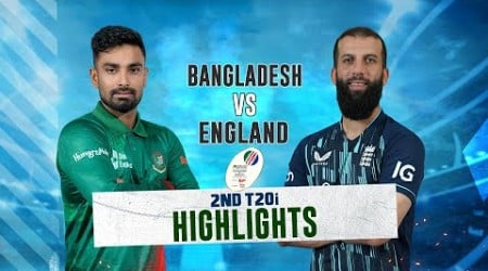 Bangladesh vs England Highlights || 2nd T20i || England tour of Bangladesh 2023