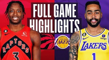 RAPTORS at LAKERS | FULL GAME HIGHLIGHTS | March 10, 2023