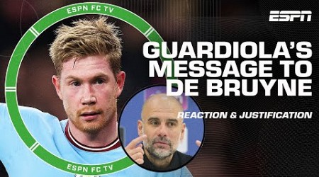 Pep&#39;s public Kevin De Bruyne criticism a STRANGE tactic? 