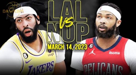 Los Angeles Lakers vs New Orleans Pelicans Full Game Highlights | March 14, 2023 | FreeDawkins