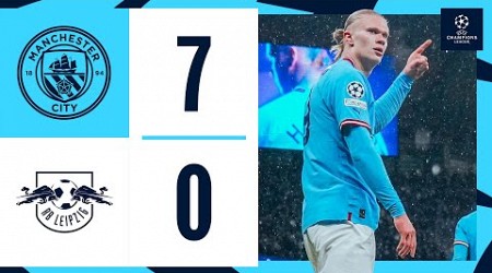 HIGHLIGHTS! Man City 7-0 RB Leipzig | Haaland (FIVE!), Gundogan &amp; De Bruyne Goals