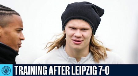 POST-LEIPZIG COOL DOWN! | Manchester City Training!