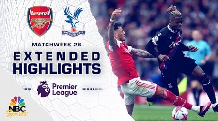 Arsenal v. Crystal Palace | PREMIER LEAGUE HIGHLIGHTS | 3/19/2023 | NBC Sports