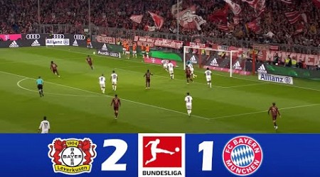 Bayer Leverkusen vs Bayern Munich 2-1 | 2023 Bundesliga | Match Highlights