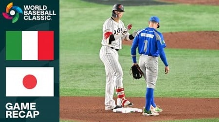 Italy vs. Japan Quarterfinals Game Highlights | 2023 World Baseball Classic