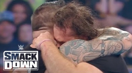 Kevin Owens and Sami Zayn Hug It Out | WWE SmackDown Highlights 3/17/23 | WWE on USA