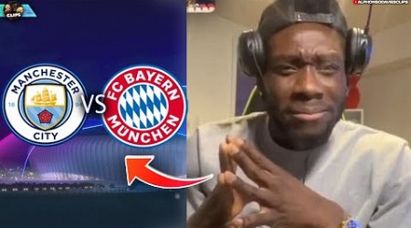 Phonzy reacts to being drawn Man City in the UCL..