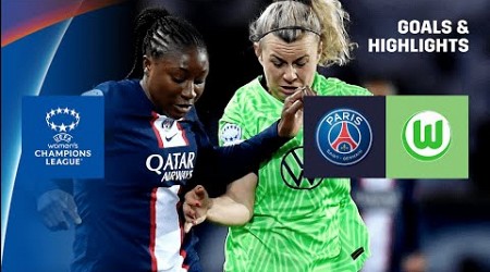 HIGHLIGHTS | Paris Saint-Germain - VfL Wolfsburg -- UEFA Women&#39;s Champions League 2022-23 (Deutsch)