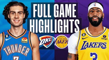 THUNDER at LAKERS | FULL GAME HIGHLIGHTS | March 24, 2023