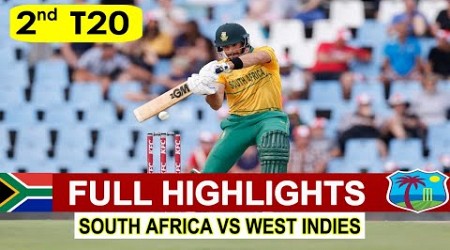 Full Highlights | South Africa vs West Indies Full Highlights | SA VS WI 2nd T20 Highlights