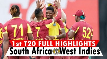 1st T20 Highlights | South Africa vs West Indies Full Highlights | SA vs WI | SA vs WI 1st T20 2023