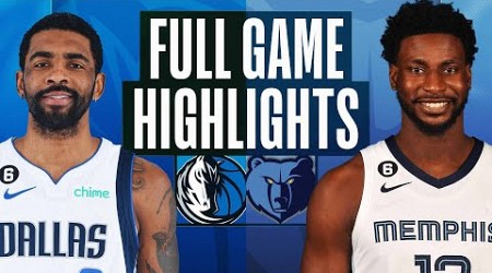 MAVERICKS at GRIZZLIES | FULL GAME HIGHLIGHTS | March 20, 2023