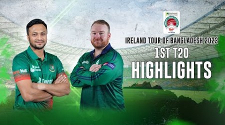 Bangladesh vs Ireland Highlights || 1st T20I || Ireland tour of Bangladesh 2023