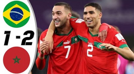 Brazil vs Morocco 1-2 - All Goals &amp; Highlights - 2023