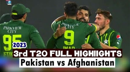 Pakistan vs Afghanistan 3rd T20I Match Full Highlights | Pakistan vs Afghanistan | PAK vs AFG