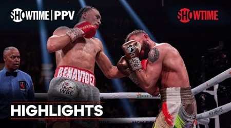 David Benavidez vs. Caleb Plant: Highlights | SHOWTIME PPV