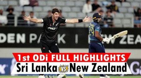 1st ODI Full Highlights | Sri Lanka vs New Zealand 1st Odi 2023 Match Highlights | SL VS NZ 2023