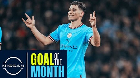 Man City&#39;s March Goals of the Month | Haaland, Shaw &amp; Álvarez!