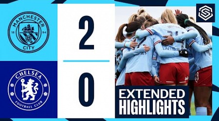 HIGHLIGHTS | Man City 2-0 Chelsea | CITY UP TO SECOND WITH CRUCIAL CHELSEA WIN