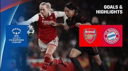 HIGHLIGHTS | Arsenal - FC Bayern München -- UEFA Women&#39;s Champions League 2022-23 (Deutsch)