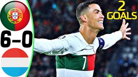 Portugal vs Luxembourg 6-0 - All Goals and Highlights - 2023 